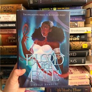 Indigo Blood Like Fate Book with Blue and Red Cover